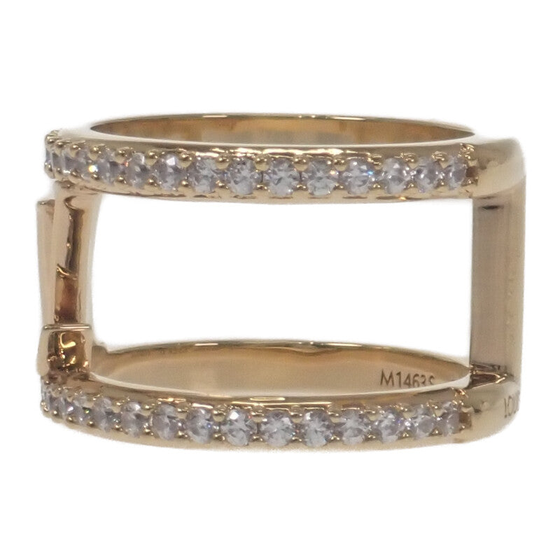 ルイヴィトン LOUIS VUITTON LV アイコニック ストラス 10号 S M1463S リング GP ラインストーン レディース【中古】【Aランク】