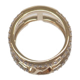 ルイヴィトン LOUIS VUITTON LV アイコニック ストラス 10号 S M1463S リング GP ラインストーン レディース【中古】【Aランク】