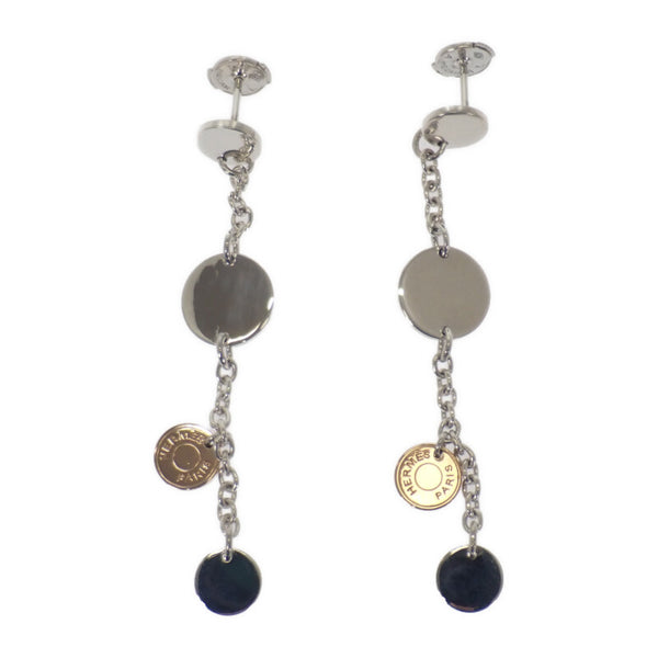 エルメス HERMES ピアス　セリエ　コンビ　ゴールド　シルバー　イヤリング エルメス HERMES コンフェッティ セリエ ピアス シルバー925 K18ピンク