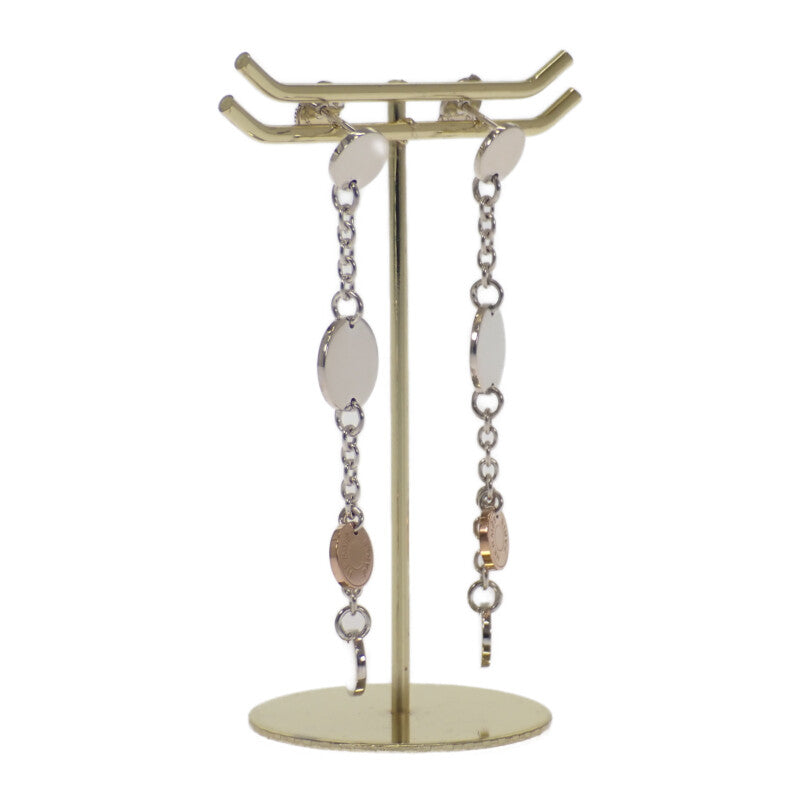 エルメス HERMES コンフェッティ セリエ ピアス シルバー925 K18ピンクゴールド レディース【中古】【Aランク】