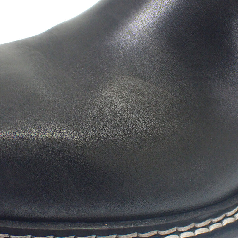 ルイヴィトン LOUIS VUITTON LVボブール アンクルブーツ 36 1A8947 ブーツ カーフ ブラック ゴールド金具 レディース【中古】【ABランク】