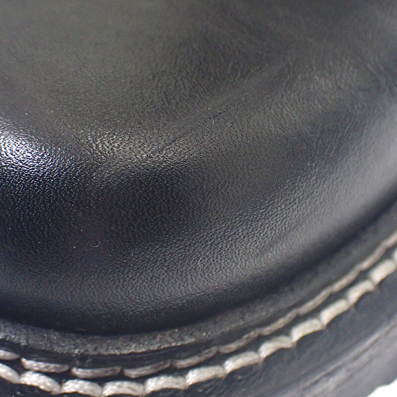 ルイヴィトン LOUIS VUITTON LVボブール アンクルブーツ 36 1A8947 ブーツ カーフ ブラック ゴールド金具 レディース【中古】【ABランク】