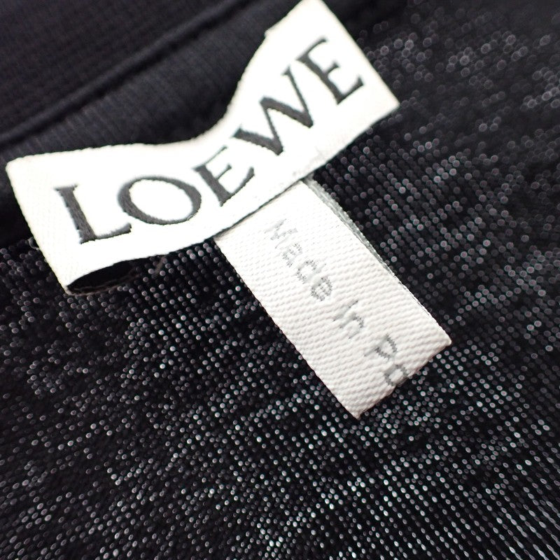【商談中/対象者以外注文不可】ロエベ LOEWE ロングスリーブ L H526Y24J04 長袖Ｔシャツ コットン ブラック メンズ レディース【中古】【Aランク】