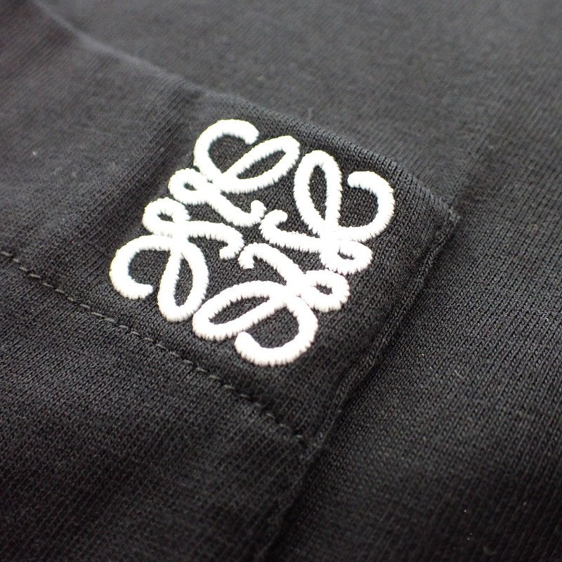 【商談中/対象者以外注文不可】ロエベ LOEWE ロングスリーブ L H526Y24J04 長袖Ｔシャツ コットン ブラック メンズ レディース【中古】【Aランク】