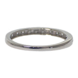 デザインジュエリー ハーフダイヤ 7号 リング Pt900プラチナ ダイヤモンド レディース【中古】【Aランク】