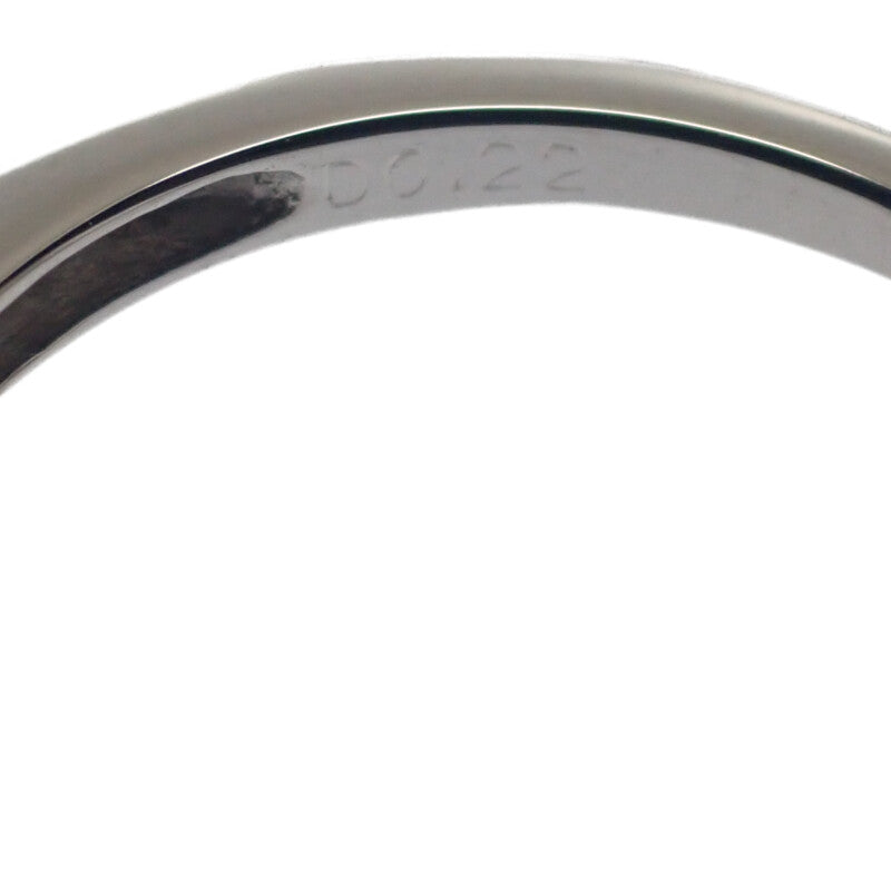 デザインジュエリー ハーフダイヤ 7号 リング Pt900プラチナ ダイヤモンド レディース【中古】【Aランク】