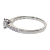 ミキモト MIKIMOTO ラウンドブリリアンカット ダイヤモンド 10号 リング Pt950プラチナ ダイヤモンド レディース【中古】【Aランク】