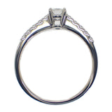 ミキモト MIKIMOTO ラウンドブリリアンカット ダイヤモンド 10号 リング Pt950プラチナ ダイヤモンド レディース【中古】【Aランク】