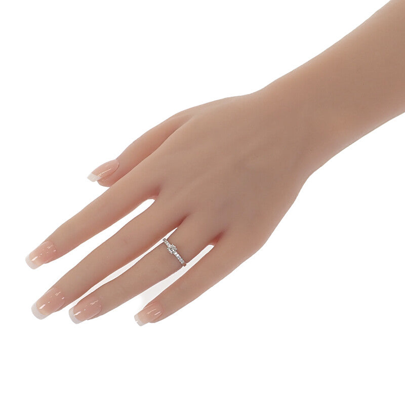 ミキモト MIKIMOTO ラウンドブリリアンカット ダイヤモンド 10号 リング Pt950プラチナ ダイヤモンド レディース【中古】【Aランク】