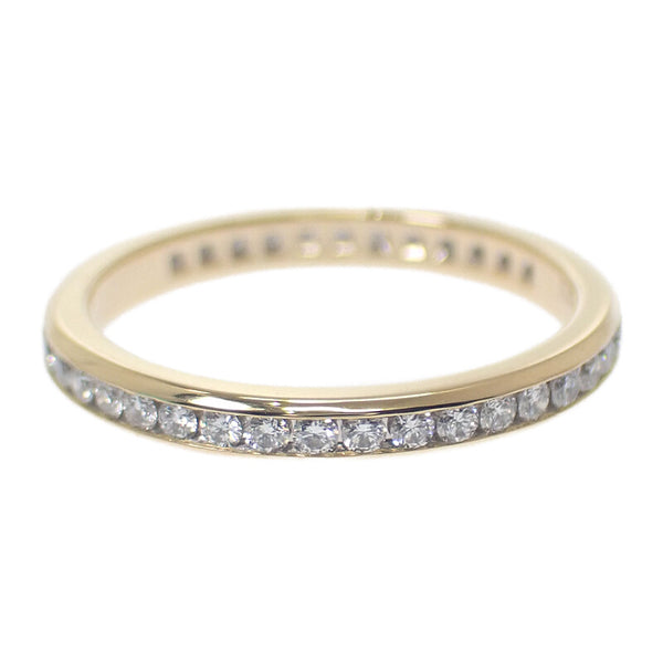 ティファニー TIFFANY&Co. チャネルセッティングダイヤ フルエタニティ 上品 11.5号 リング K18イエローゴールド レディース【中古】【Aランク】