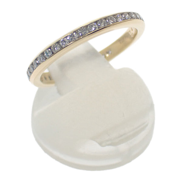 ティファニー TIFFANY&Co. チャネルセッティングダイヤ フルエタニティ 上品 11.5号 リング K18イエローゴールド レディース【中古】【Aランク】