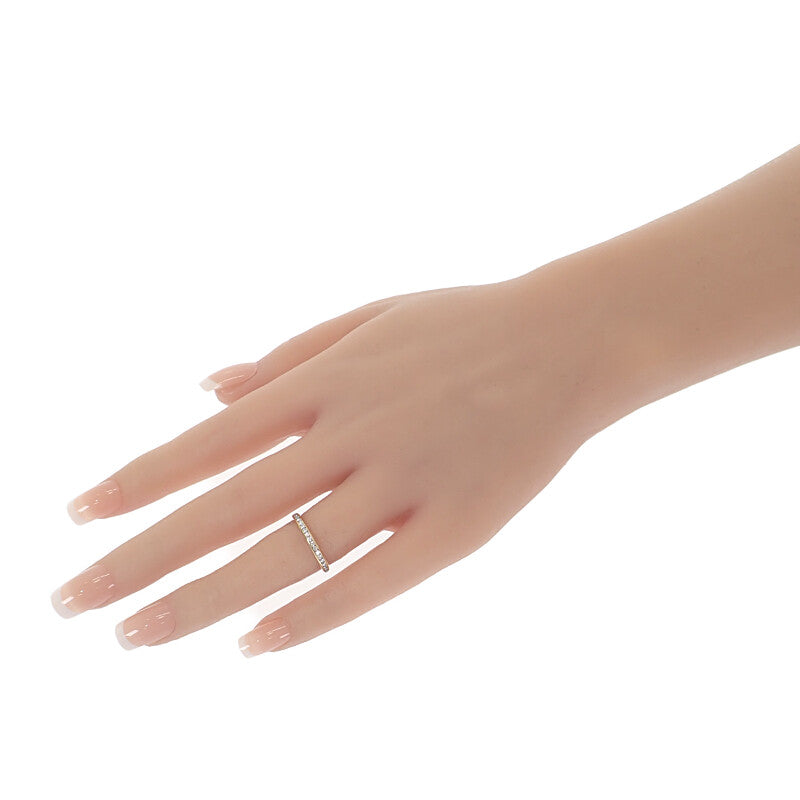 ティファニー TIFFANY&Co. チャネルセッティングダイヤ フルエタニティ 上品 11.5号 リング K18イエローゴールド レディース【中古】【Aランク】