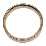 ティファニー TIFFANY&Co. ダブル ミルグレイン バンド 19号 リング K18ピンクゴールド 59 メンズ レディース【中古】【Aランク】