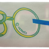 エルメス HERMES Do Re Boucles ツイリー スカーフ シルク グリーン ホワイト マルチカラー レディース【中古】【ABランク】