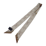 ルイヴィトン LOUIS VUITTON バンドーBB・アルティメット モノグラム M77777 スカーフ シルク ベージュ ホワイト レディース【中古】【Aランク】