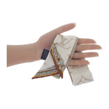 ルイヴィトン LOUIS VUITTON バンドーBB・アルティメット モノグラム M77777 スカーフ シルク ベージュ ホワイト レディース【中古】【Aランク】