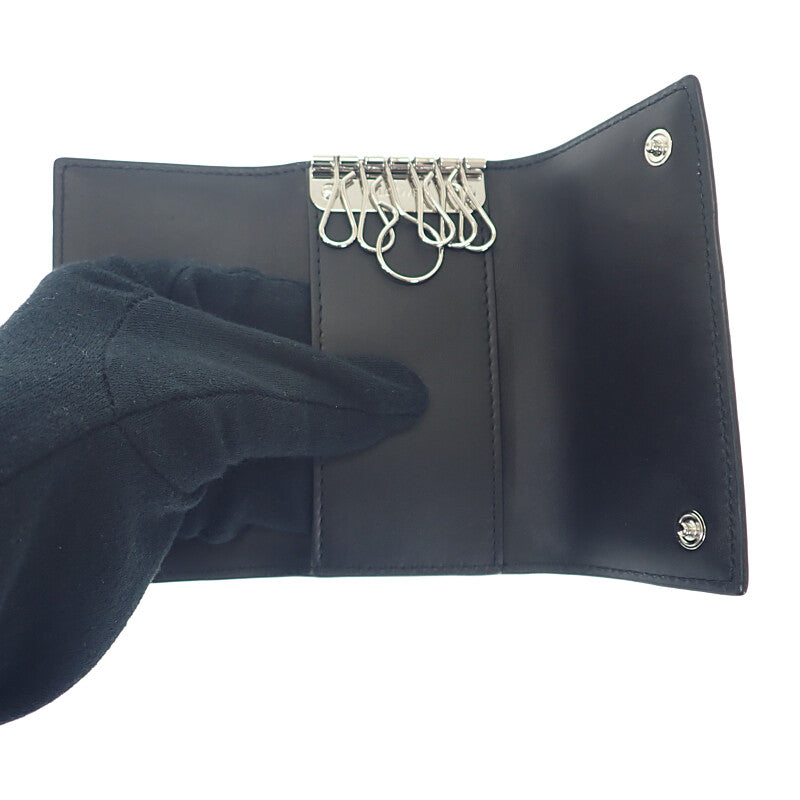 ロエベ LOEWE 鍵 C660K92X01 キーケース カーフ ソフトグレインカーフ ブラック メンズ レディース【中古】【SAランク】