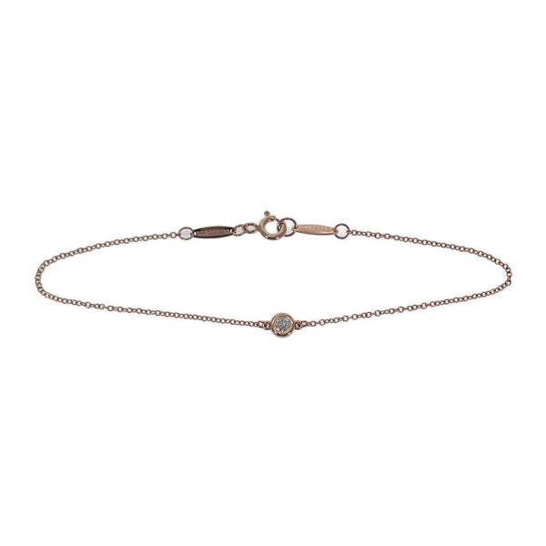 ティファニー TIFFANY&Co. バイザヤード エルサ・ペレッティ 上品 ブレスレット K18ピンクゴールド ダイヤモンド レディース【中古】【Aランク】
