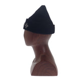 クロムハーツ CHROME HEARTS ウールワッチキャップ ホースシュー ビーニー ニットキャップ ウール ブラック OS メンズ レディース【中古】【ABランク】