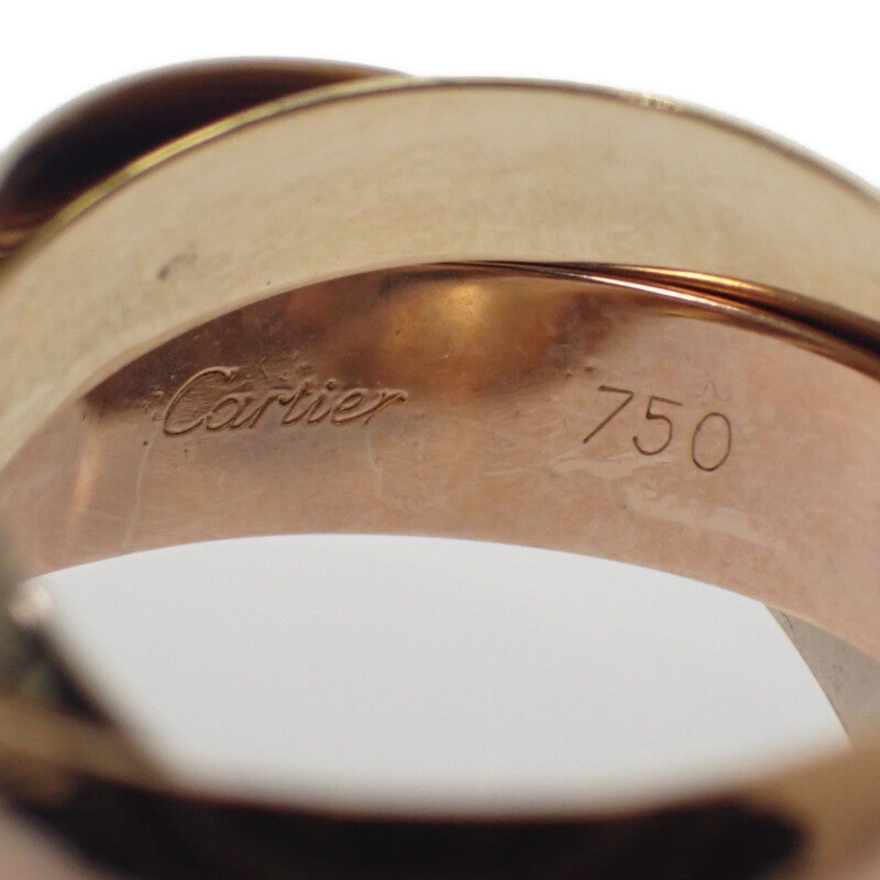 カルティエ CARTIER トリニティ リング LM 12号 リング K18イエローゴールド K18ピンクゴールド K18ホワイトゴールド レディース メンズ【中古】【Aランク】