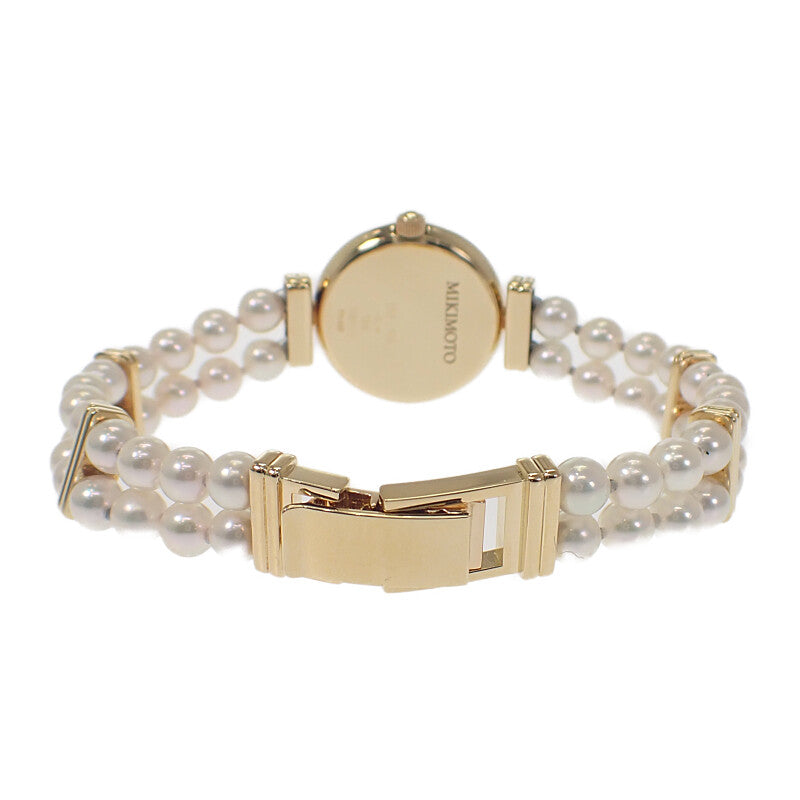 MIKIMOTO ゴールド パール 腕時計 ミキモト MIKIMOTO パールウォッチ パールブレスレット 腕時計 K18