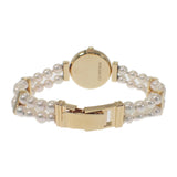 ミキモト MIKIMOTO パールウォッチ パールブレスレット 腕時計 K18イエローゴールド パール クオーツ ホワイト文字盤 レディース【中古】【Aランク】