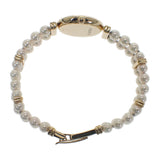 ミキモト MIKIMOTO パールウォッチ パールブレスレット 腕時計 K18イエローゴールド パール クオーツ ホワイト文字盤 レディース【中古】【Aランク】