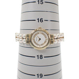 ミキモト MIKIMOTO パールウォッチ パールブレスレット 腕時計 K18イエローゴールド パール クオーツ ホワイト文字盤 レディース【中古】【Aランク】