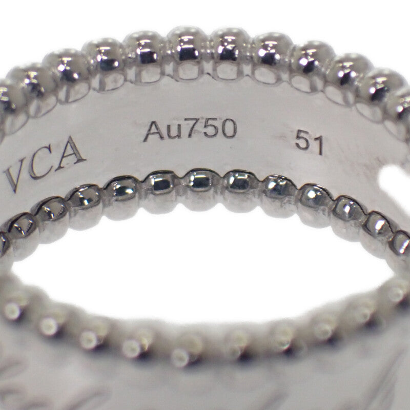 ヴァンクリーフ＆アーペル Van Cleef & Arpels ペルレ シニアチュール 11号 VCARN32351 リング K18ホワイトゴールド #51 レディース【中古】【Aランク】