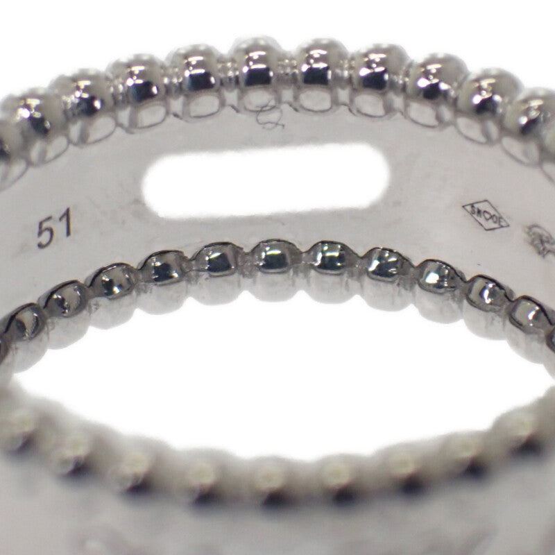 ヴァンクリーフ＆アーペル Van Cleef & Arpels ペルレ シニアチュール 11号 VCARN32351 リング K18ホワイトゴールド #51 レディース【中古】【Aランク】