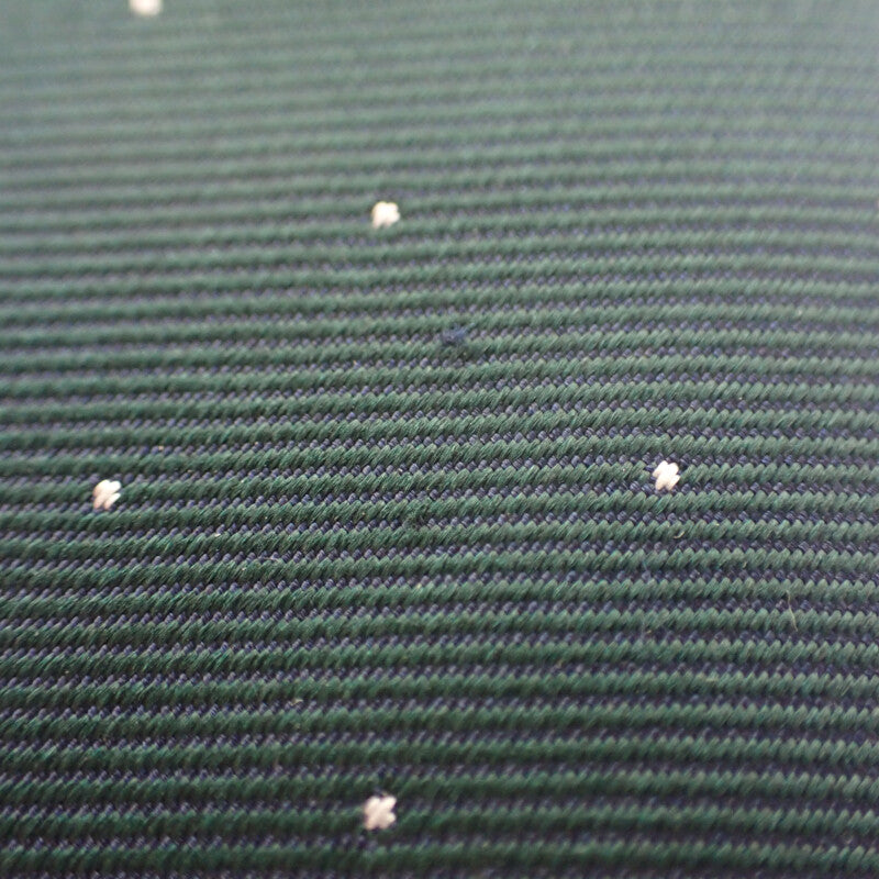 エルメス HERMES シルクツイルタイ スポーティ・ドッツ ゴルフ H339370T04 ネクタイ シルク ヴェールサパン ホワイト グリーン メンズ【中古】【Aランク】