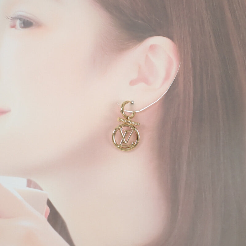 ルイヴィトン LOUIS VUITTON ベイビールイーズ M00613 ピアス メタル ゴールド レディース【中古】【Aランク】