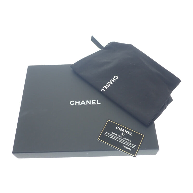 シャネル CHANEL 19 ディズヌフ ポーチ クラッチバッグ デニム ブルー