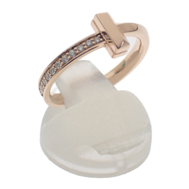 ティファニー TIFFANY&Co. T ワン 12号 67795342 リング K18ピンクゴールド ローズゴールド ダイヤモンド レディース【中古】【Aランク】