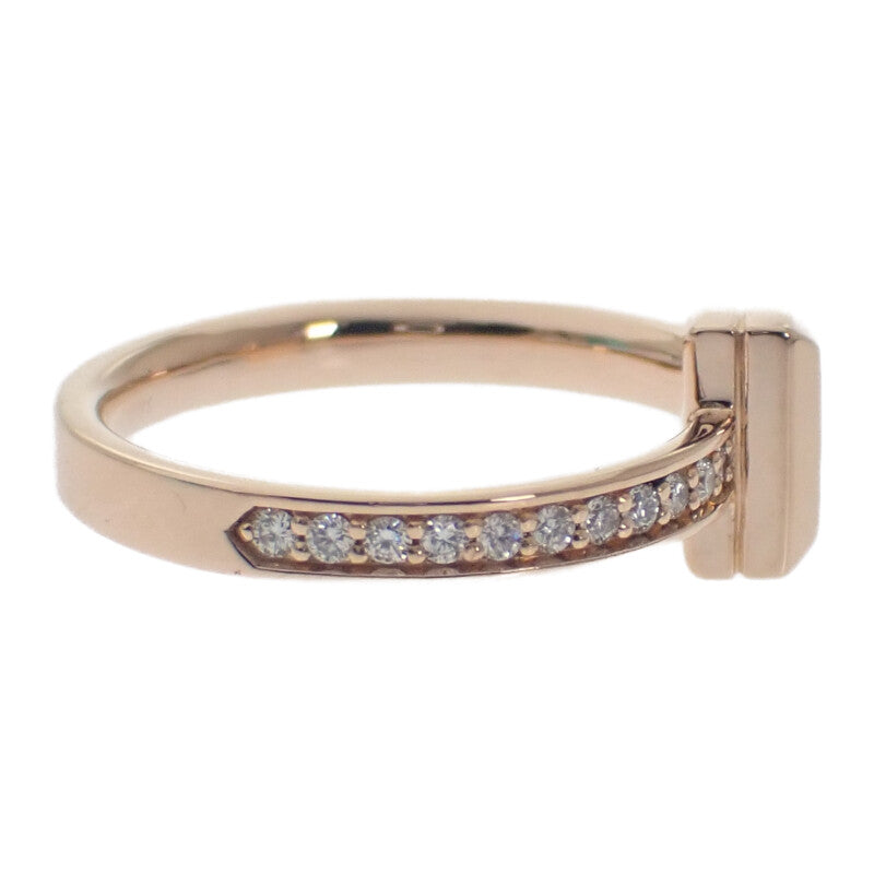ティファニー TIFFANY&Co. T ワン 12号 67795342 リング K18ピンクゴールド ローズゴールド ダイヤモンド レディース【中古】【Aランク】