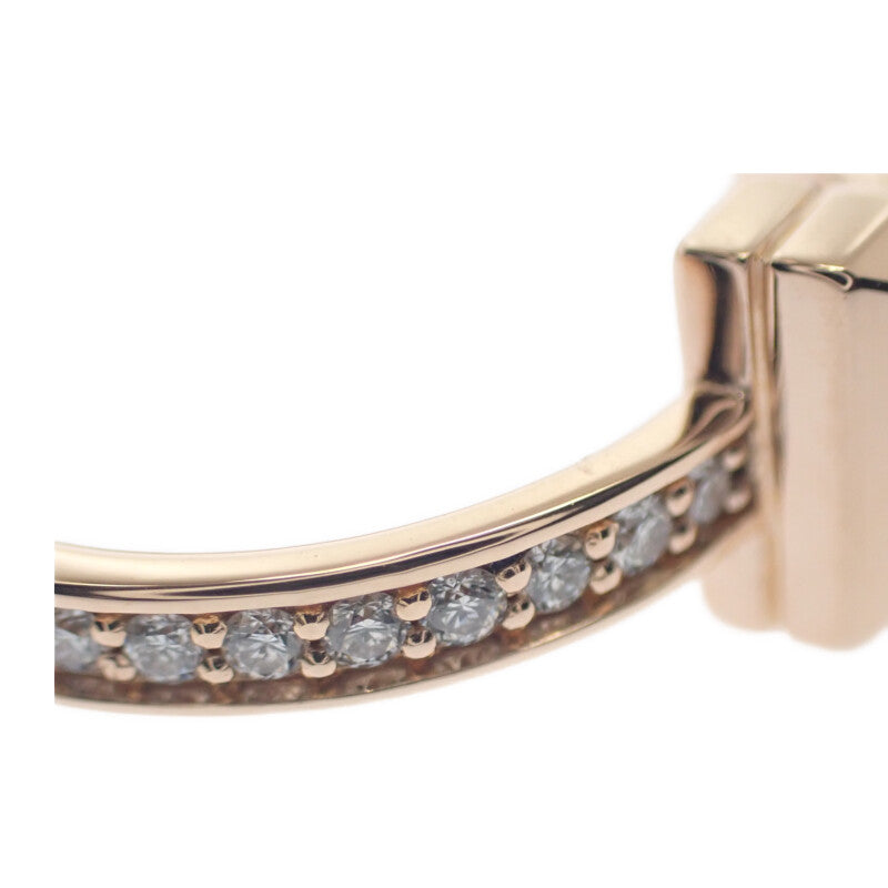 ティファニー TIFFANY&Co. T ワン 12号 67795342 リング K18ピンクゴールド ローズゴールド ダイヤモンド レディース【中古】【Aランク】