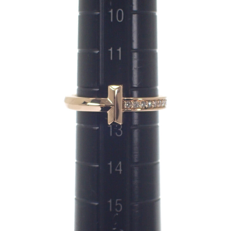 ティファニー TIFFANY&Co. T ワン 12号 67795342 リング K18ピンクゴールド ローズゴールド ダイヤモンド レディース【中古】【Aランク】