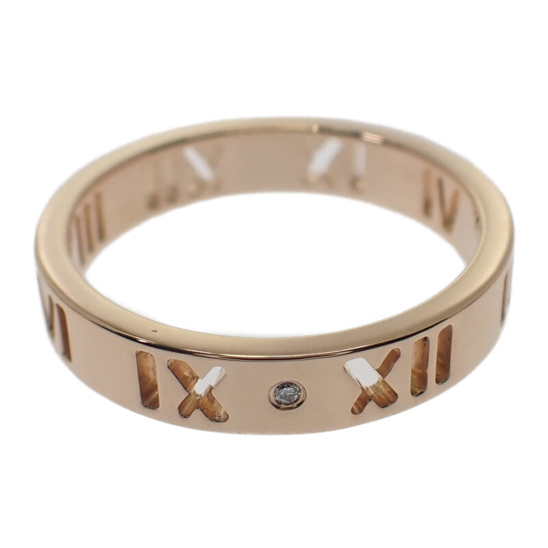 ティファニー TIFFANY&Co. アトラス 11号 30480589 リング K18ピンクゴールド ダイヤモンド ローズゴールド レディース【中古】【Aランク】