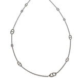 エルメス HERMES シェーヌダンクル ファランドール 80 ネックレス アルジャンテシルバー レディース メンズ【中古】【Aランク】