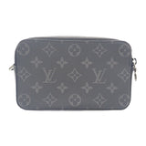 ルイヴィトン LOUIS VUITTON アルファ ウェアラブル ウォレット M80741 ショルダーバッグ モノグラム・エクリプス グレー系 メンズ【中古】【Aランク】