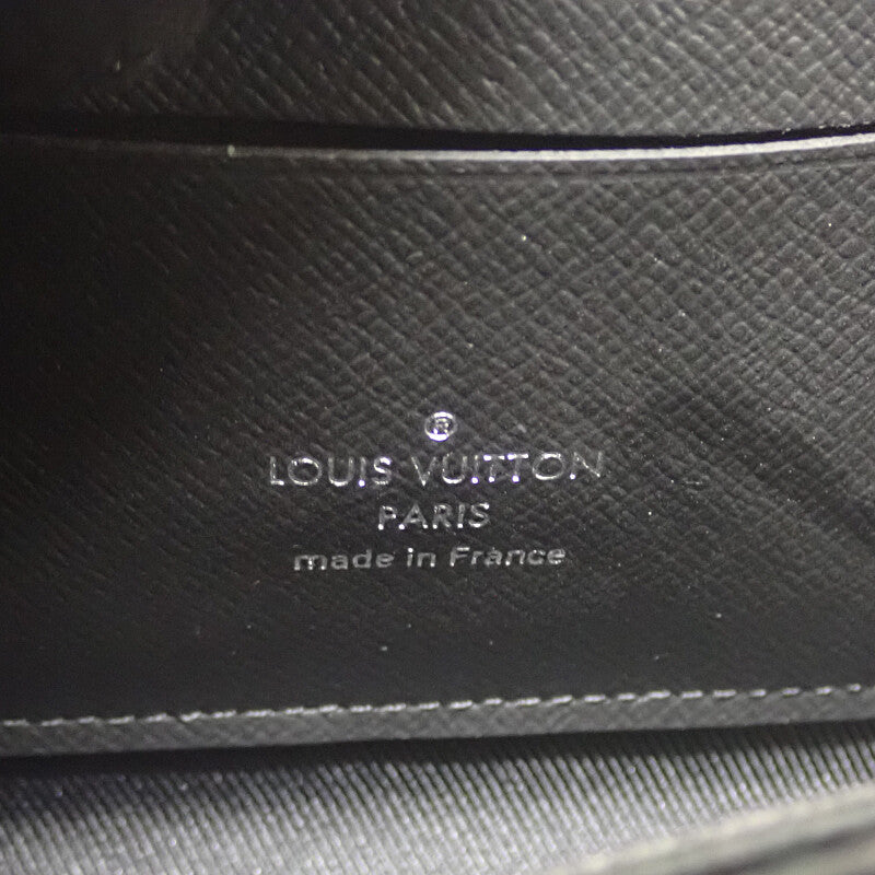 ルイヴィトン LOUIS VUITTON アルファ ウェアラブル ウォレット M80741 ショルダーバッグ モノグラム・エクリプス グレー系 メンズ【中古】【Aランク】