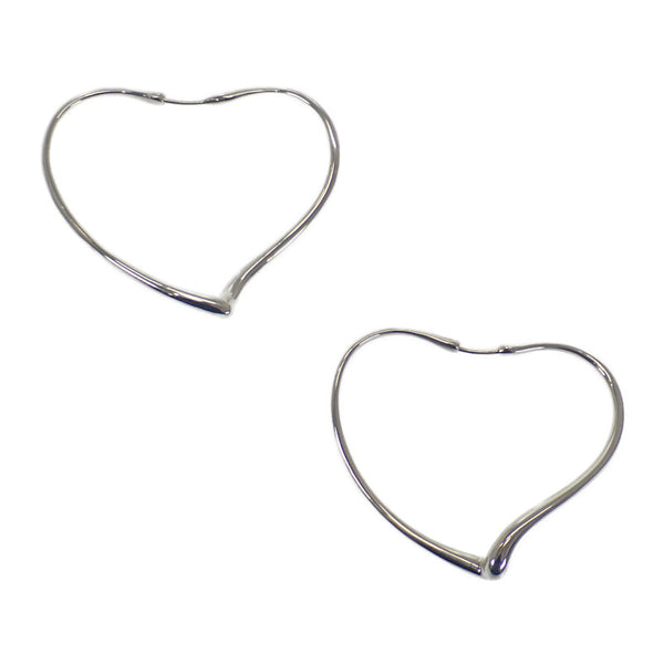 ティファニー TIFFANY&Co. オープンハート フープ ミディアム ピアス シルバー925 レディース【中古】【Aランク】