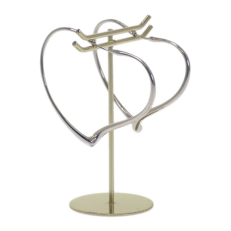 ティファニー TIFFANY&Co. オープンハート フープ ミディアム ピアス シルバー925 レディース【中古】【Aランク】