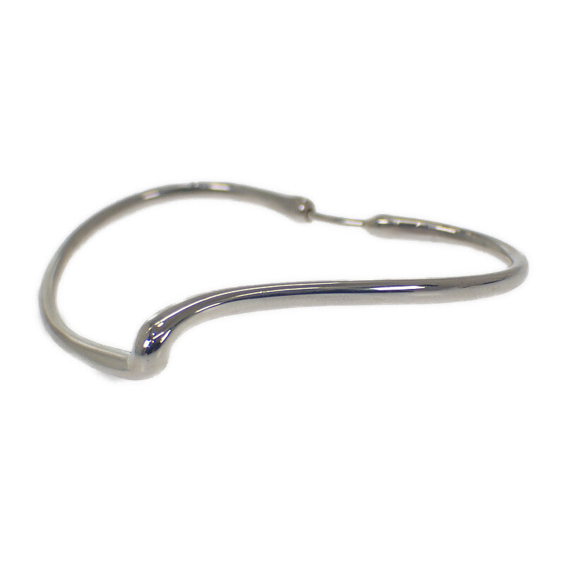 ティファニー TIFFANY&Co. オープンハート フープ ミディアム ピアス シルバー925 レディース【中古】【Aランク】