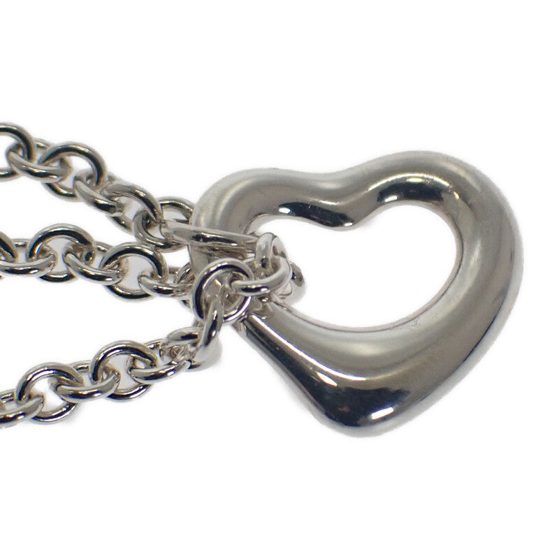 ティファニー TIFFANY&Co. オープンハートラリアット パール 60116057 ネックレス シルバー925 レディース【中古】【Aランク】