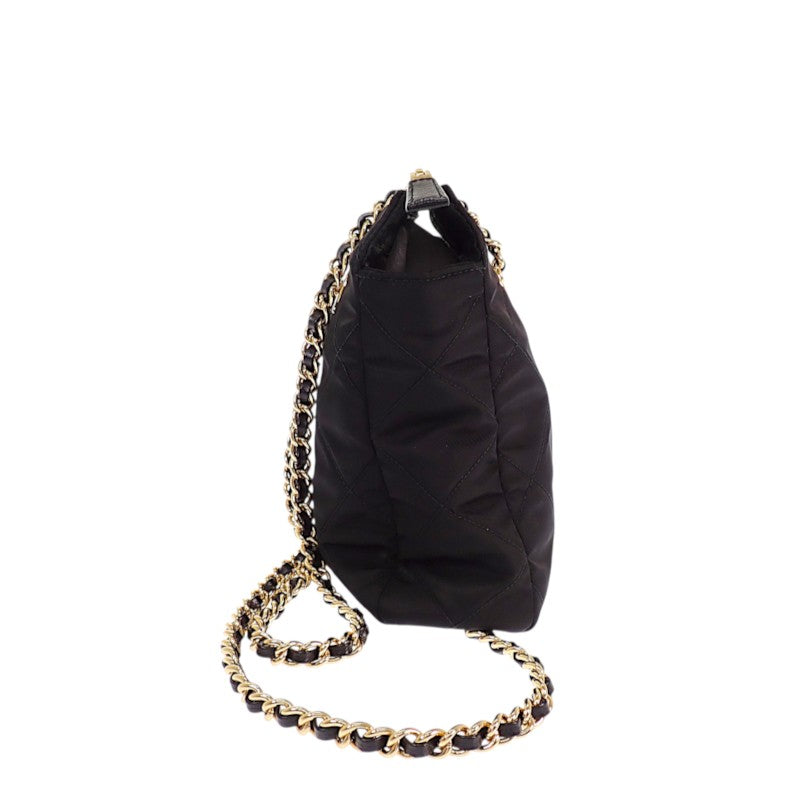 プラダ PRADA Re-Edition 1995 チェーンショルダー 1BG4682A0SF0002 ショルダーバッグ トートバッグ ナイロン ブラック ゴールド金具 レディース【中古】【Aランク】