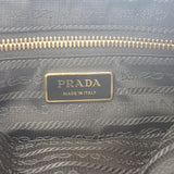 プラダ PRADA Re-Edition 1995 チェーンショルダー 1BG4682A0SF0002 ショルダーバッグ トートバッグ ナイロン ブラック ゴールド金具 レディース【中古】【Aランク】