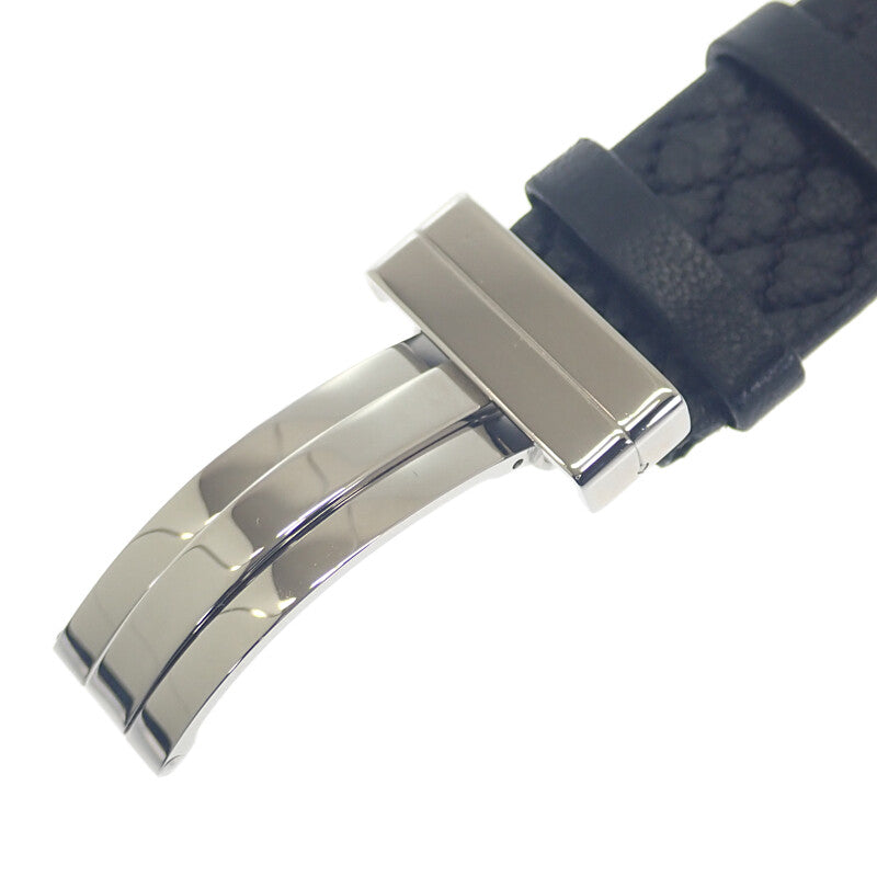 シャネル CHANEL マトラッセ H0116 腕時計 ステンレススチール レザー ブラック シルバー クオーツ ブラック文字盤 シルバー金具 レディース【中古】【ABランク】