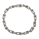 ティファニー TIFFANY&Co. ハードウエアスモールリンク ブレスレット シルバー925 レディース【中古】【Aランク】