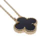 ヴァンクリーフ＆アーペル Van Cleef & Arpels ヴィンテージ アルハンブラ VCARA45800 ネックレス K18イエローゴールド オニキス ブラック オニキス レディース【中古】【Aランク】